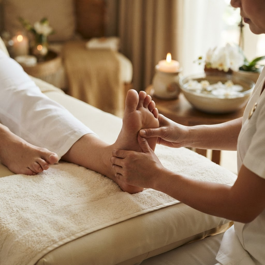 Foot Reflexology treatment at Apple Spa in Bedok Reservoir