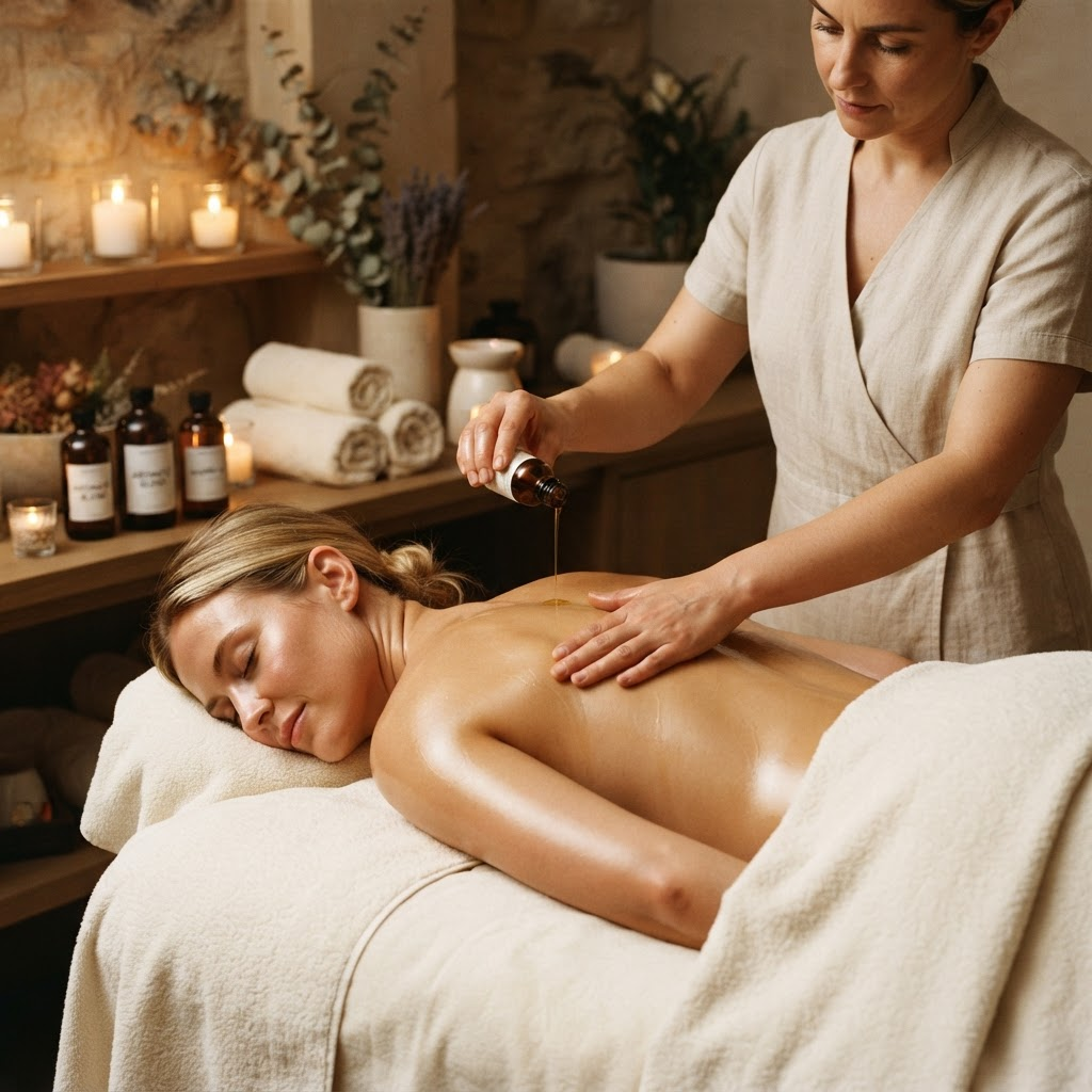 Oil Massage treatment at Apple Spa in Bedok Reservoir